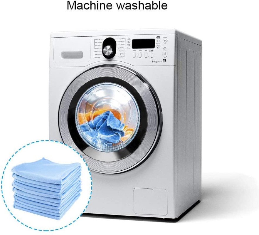 Wholesale (240)Microfiber Glass Cleaning Cloth Lint Free Polishing Towels 16×16″