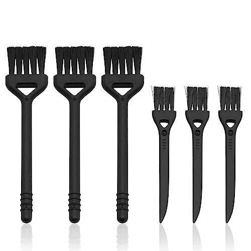 Keyboard Cleaning Brush, 6 Pcs Plastic Handle Nylon Anti Static Brush 2 Styles