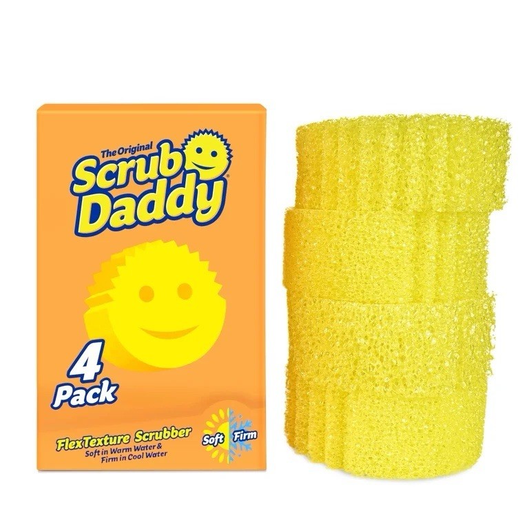 Original 8 -Pack-Scrub Daddy & Scrub Mommy – Kitchen Sponges – Dish Scratch Free