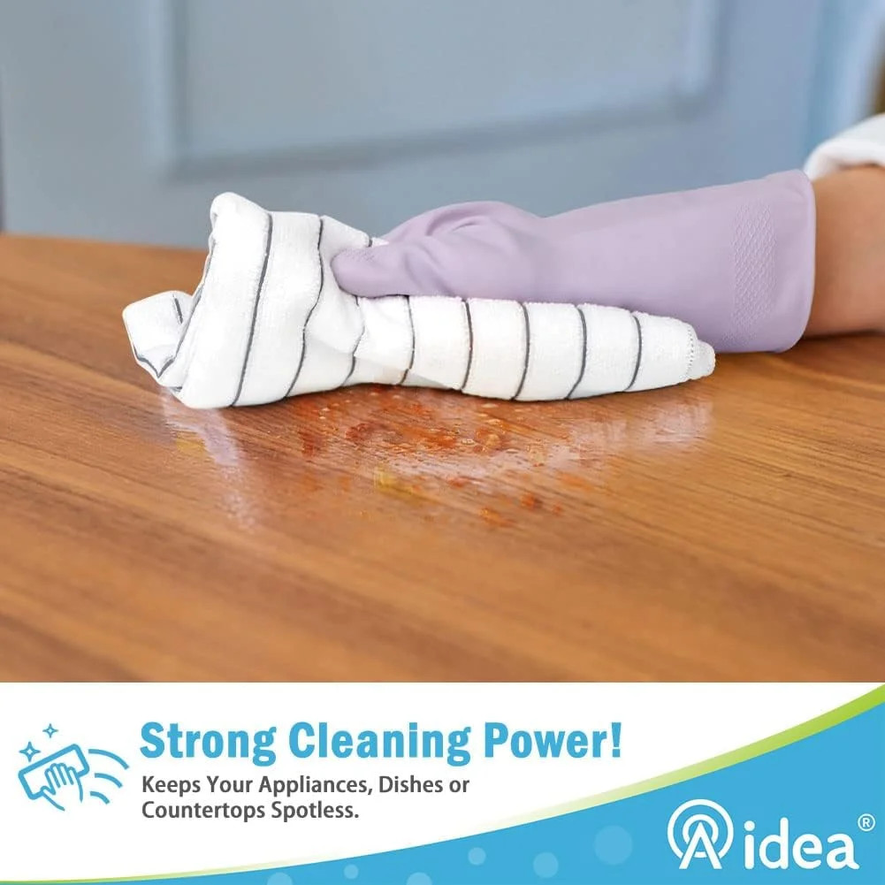 AIDEA Kitchen Towels-8PK, Super Soft and Absorbent Drying Towels for Dishes,