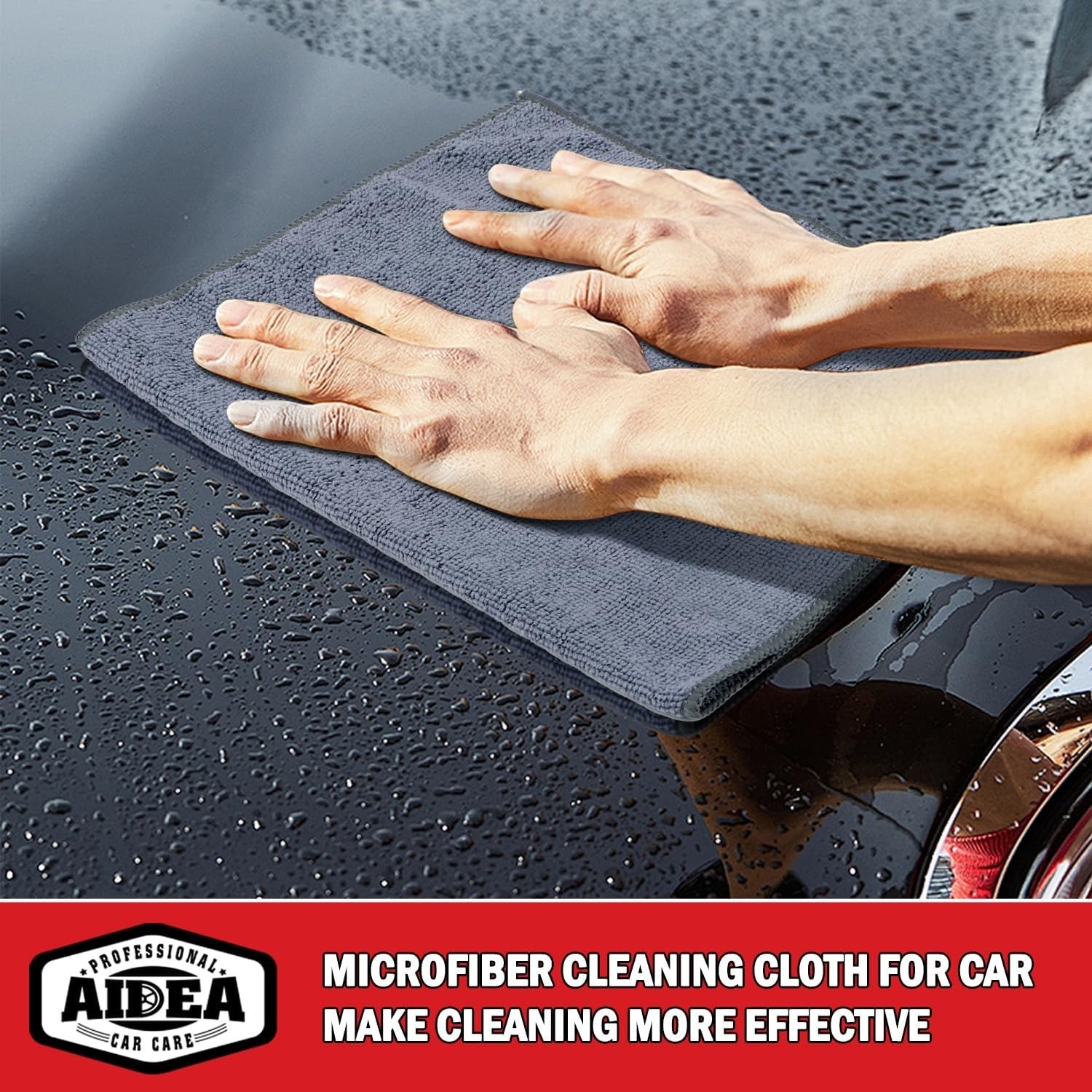 Multi-Purpose Microfiber Towels 12 Pack – Soft Lint-Free Shop Cleaning Cloths