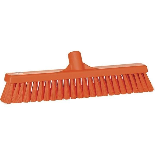 Remco 31797 16 In Sweep Face Broom Head, Medium, Synthetic, Orange