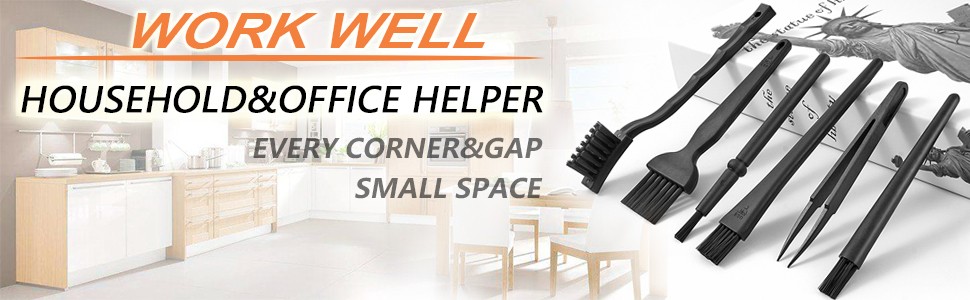 Small Portable Nylon Anti Static Brushes Electronics Computer Keyboard Laptop