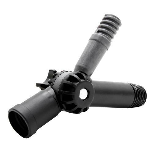 Double Gooseneck ACME & Euro Thread For Water Fed Pole Window Cleaning