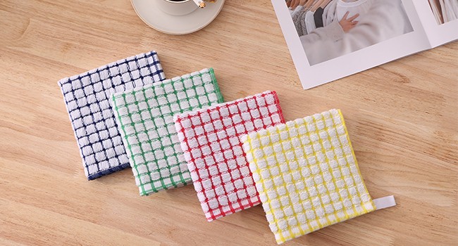 Cotton Terry Kitchen Towels, Inches Super Soft and Absorbent Dish Towels, Quick