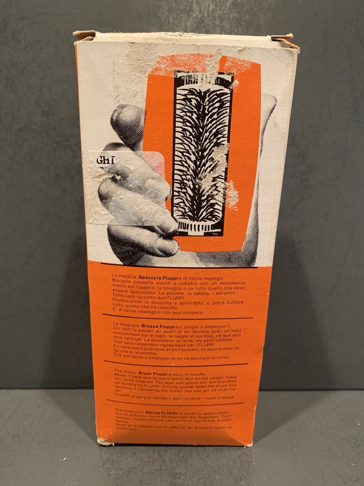 VTG FLUPPI Cleaning Brush Germany Car Office House “Smallest Vacuum In World”