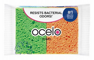 Scotch-Brite 7274-FD Ocelo Handy Size Sponges, 4.7 x 3 x 6 In., 4-Pk. – Quantity