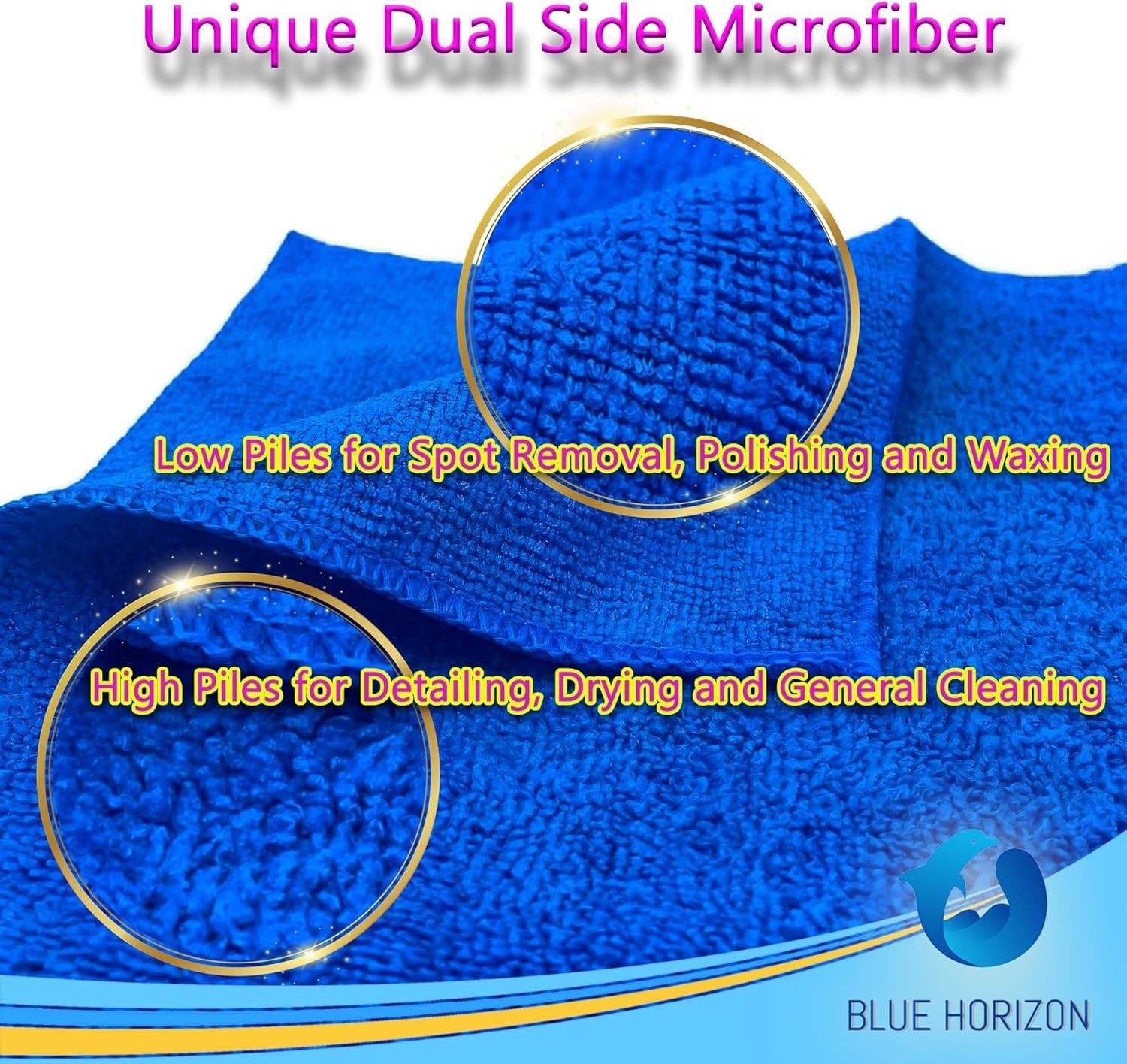 Microfiber Cleaning Cloth Set Of 24 Towel Rag Car Polishing Detailing No-Scratch