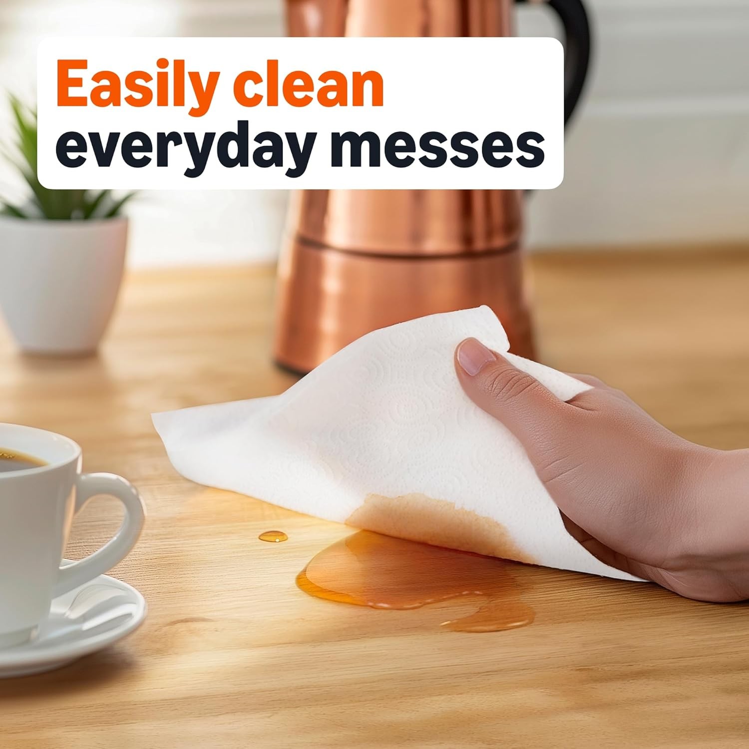 2-Ply Flex-Sheets Paper Towels, 2-Pack, 150 Sheets per Roll, 2 Basics Rolls = 6