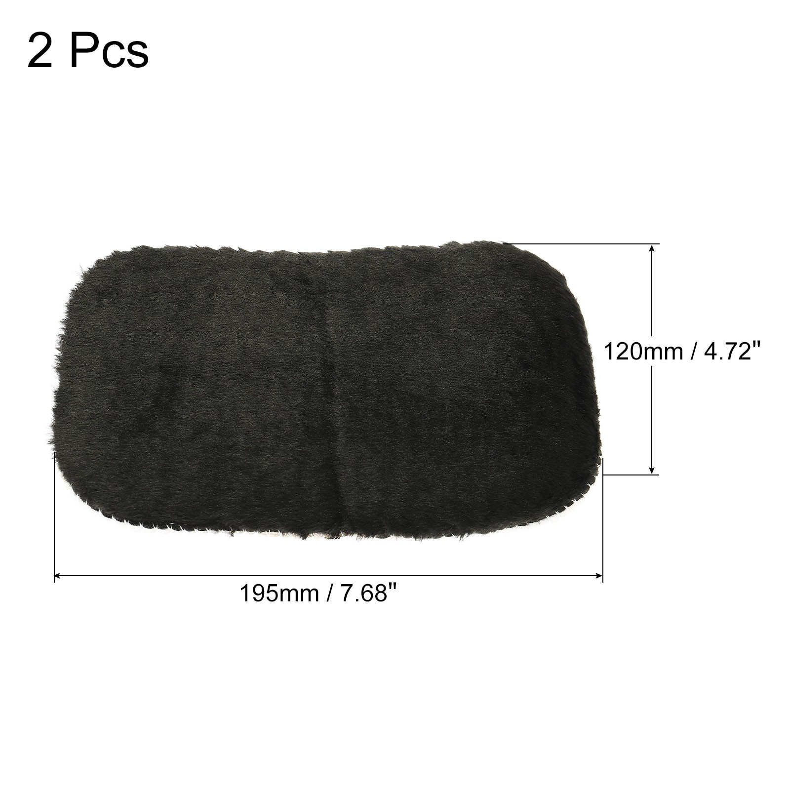 Shoes 2Pack, Polishing Gloves Cleaning Shine Cloth for Leather Boots Black