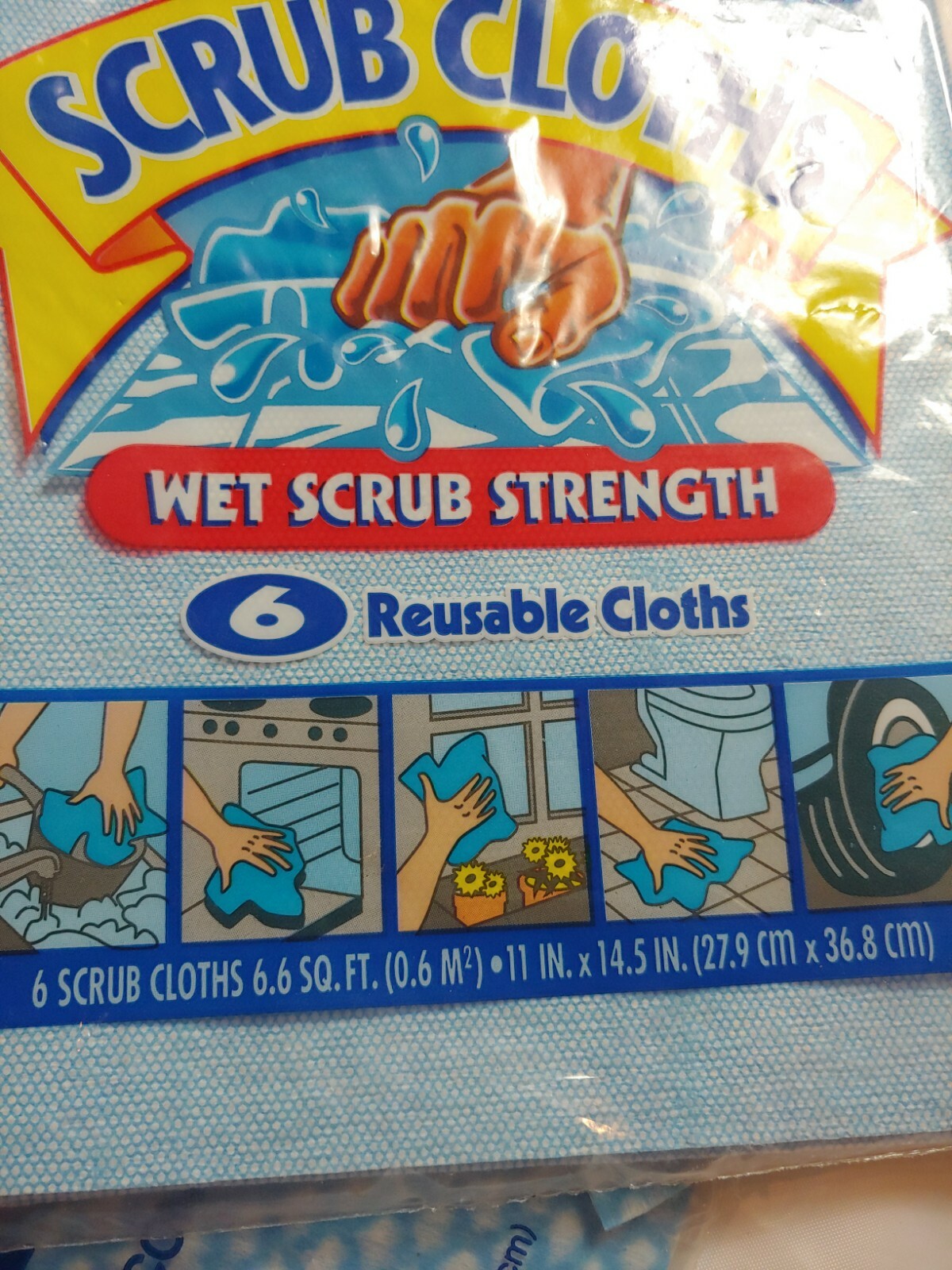 20x Kleenex VIVA Scrub Cloths Reusable Magla easy wipe Handi wipes