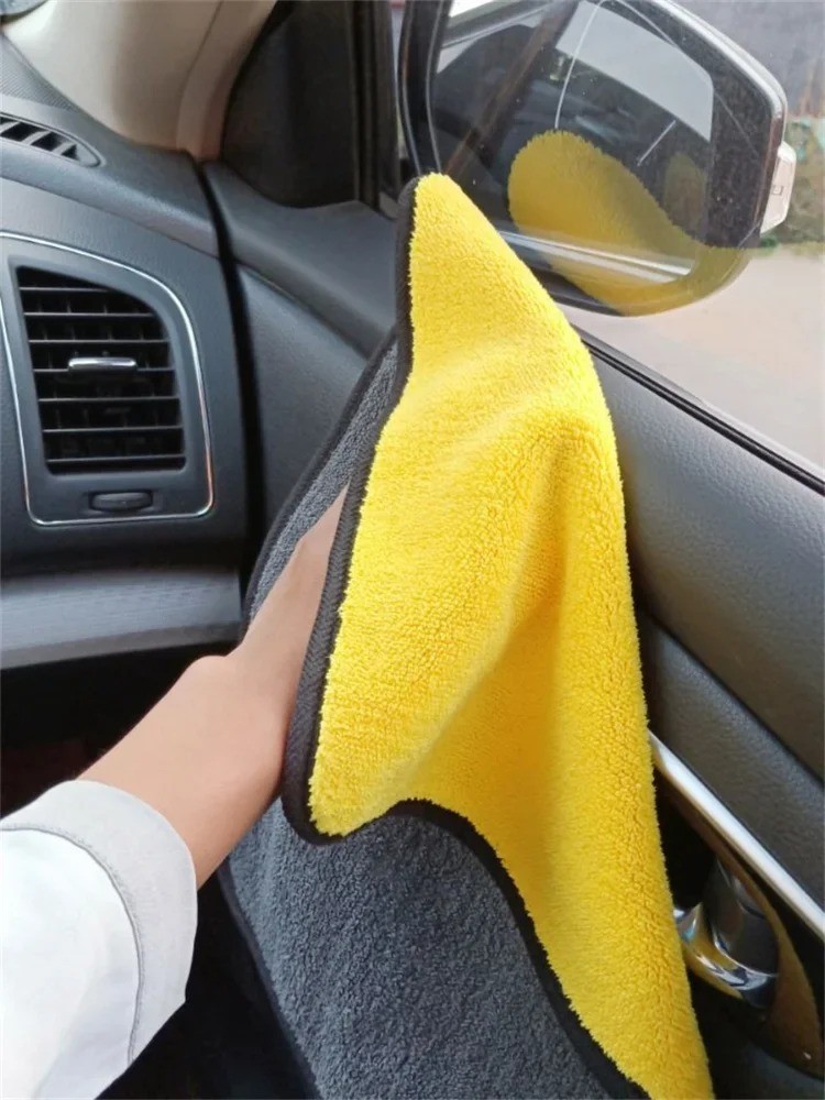 1PC 30x30cm Microfiber Car Cleaning Cloth Wash Drying Polishing Towel Blue