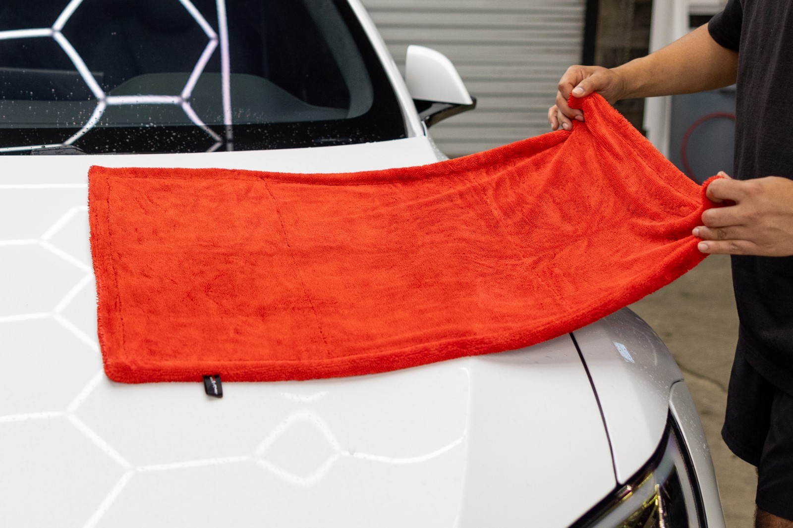 Water Absorbing Car Wash Microfiber Drying Towel Twisted Loop 24 x 36″ 1300GSM