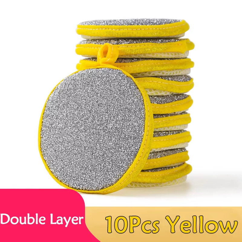 5/10/20Pcs Double Side Dishwashing Sponge Dish Washing Brush Pan Pot Dish Wash S