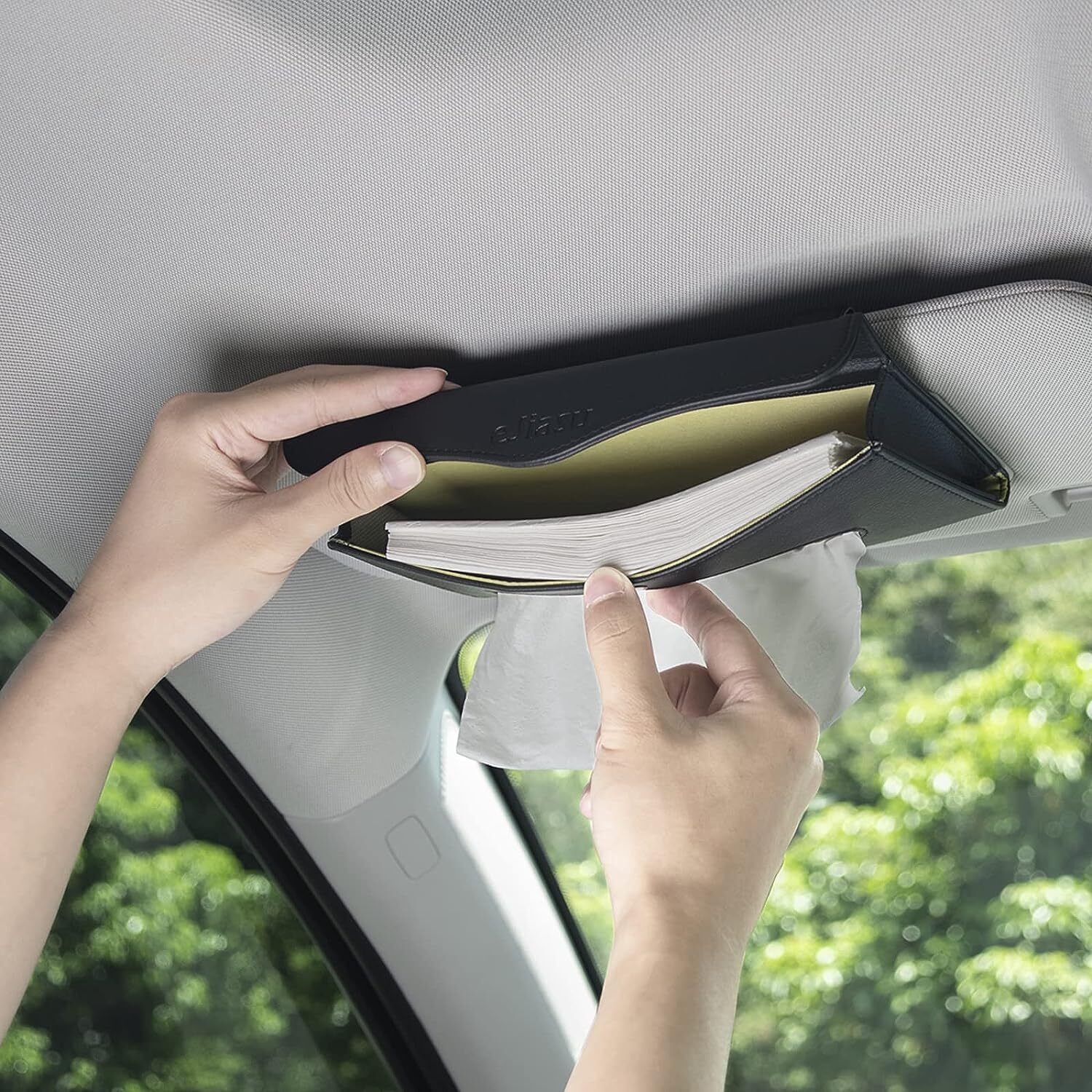 Car Case Visor Facial Tissues Refill 3 Ply Tissue Wipes 6 Refills (3 Bags)