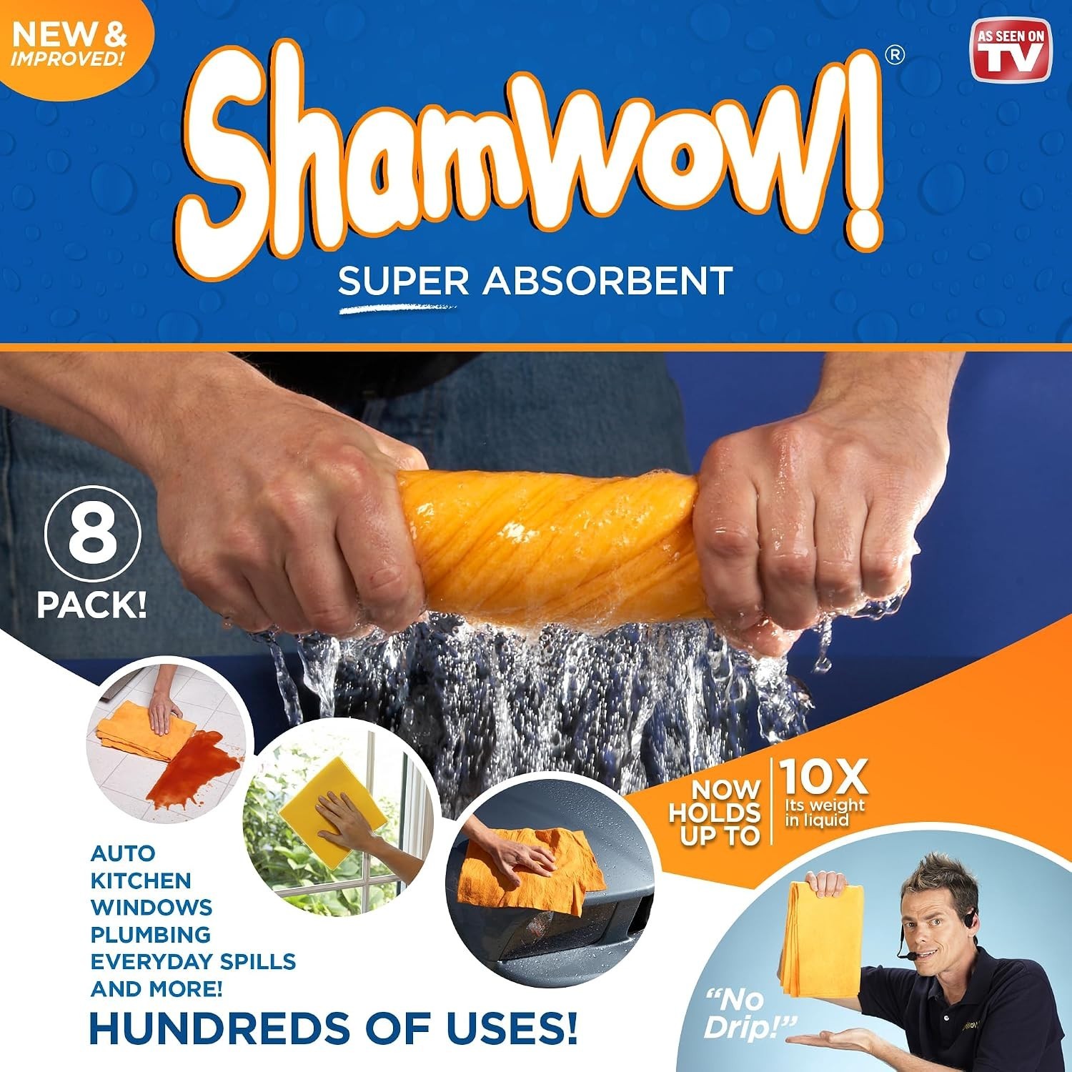 Chamois Towel for Cars 8pk – Machine Washable