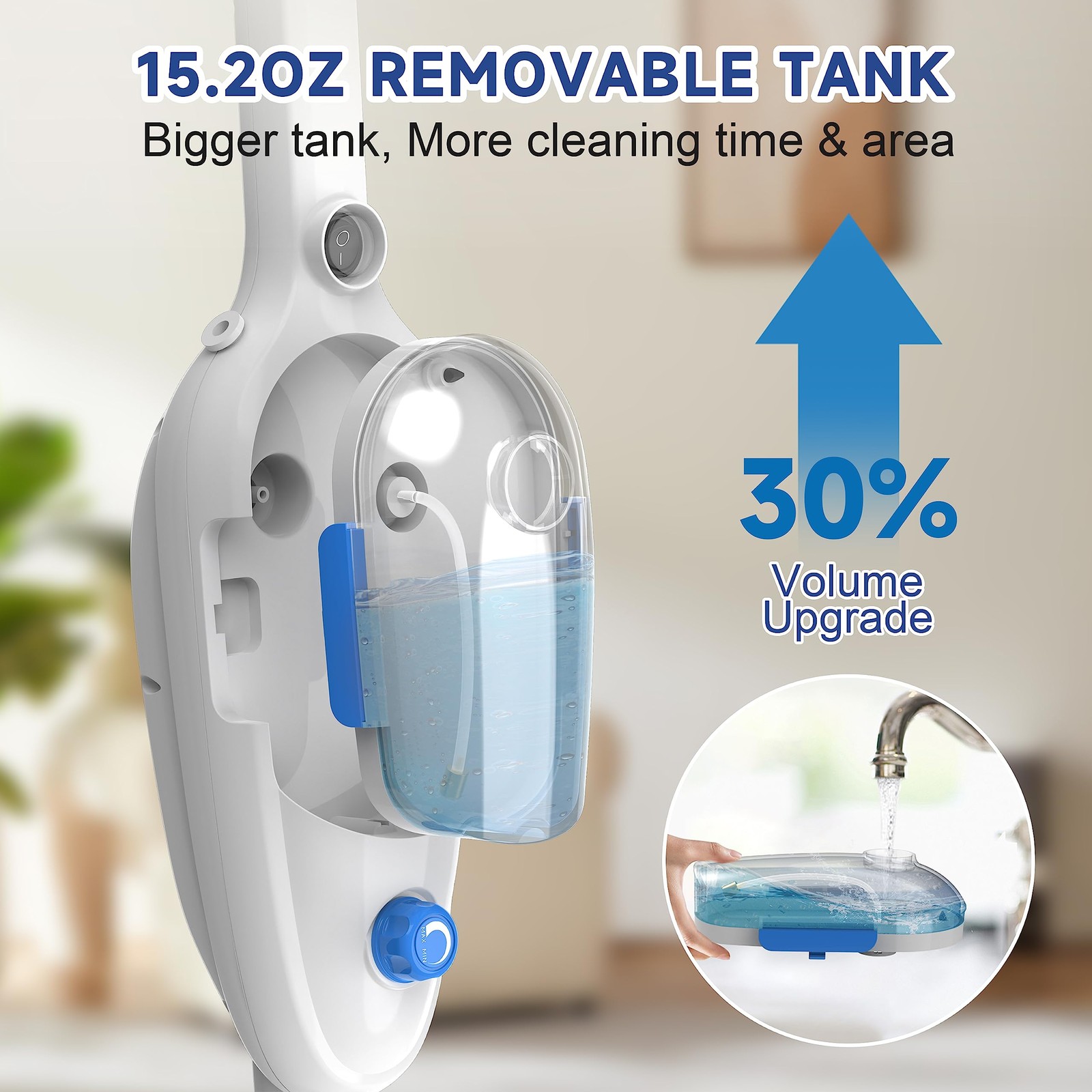 Steam Mop for Floor Cleaning 10in1 Multi Purpose Handheld Steamer Cleaner