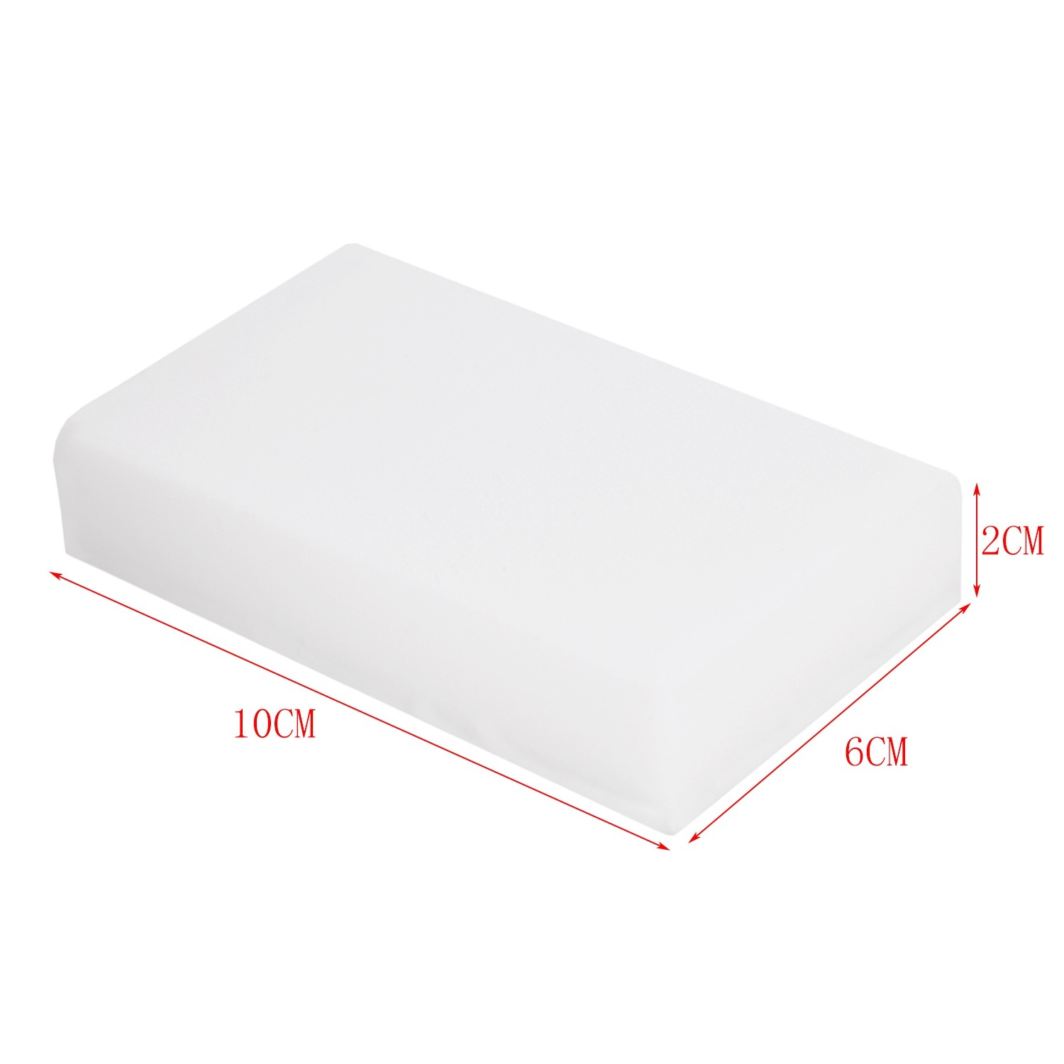 100x60x20mm 10pcs Sponge Eraser Melamine Cleaner-white V9C76149