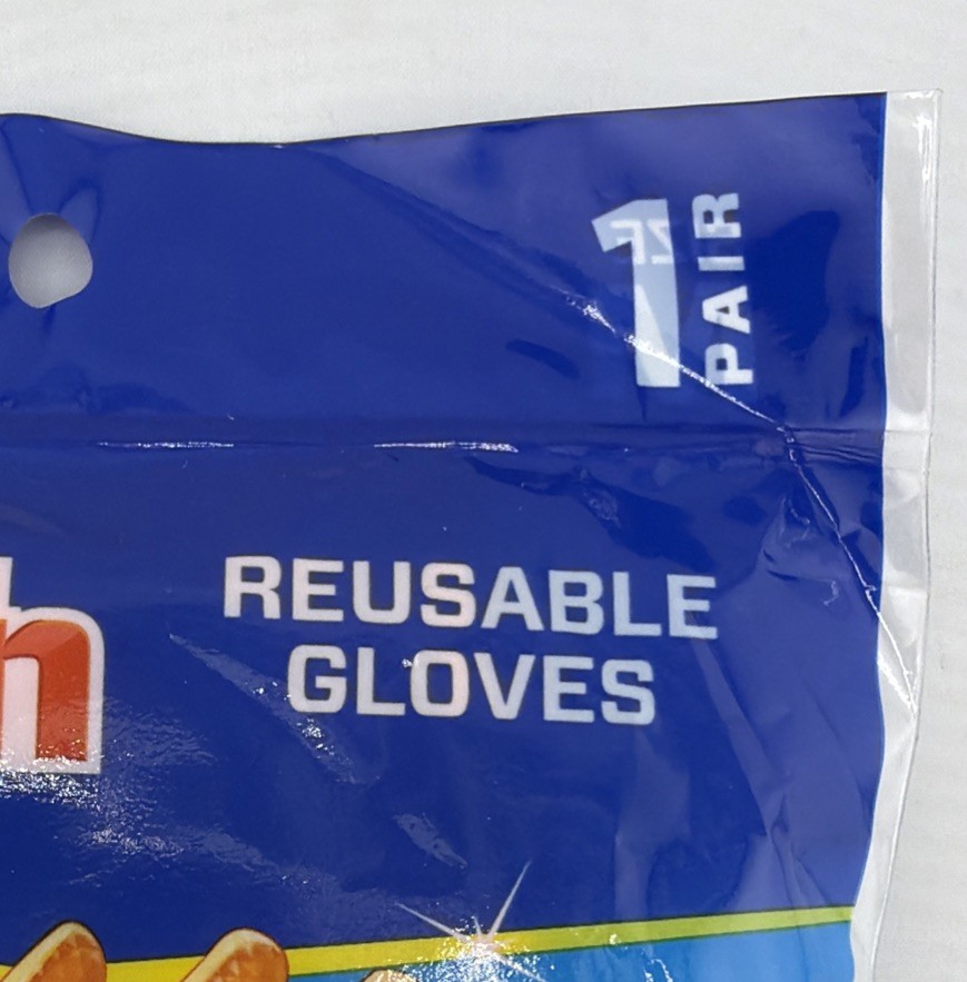 Mr. Clean Bliss Premium All Purpose Cleaning Gloves Medium Latex Free Orange. Ne