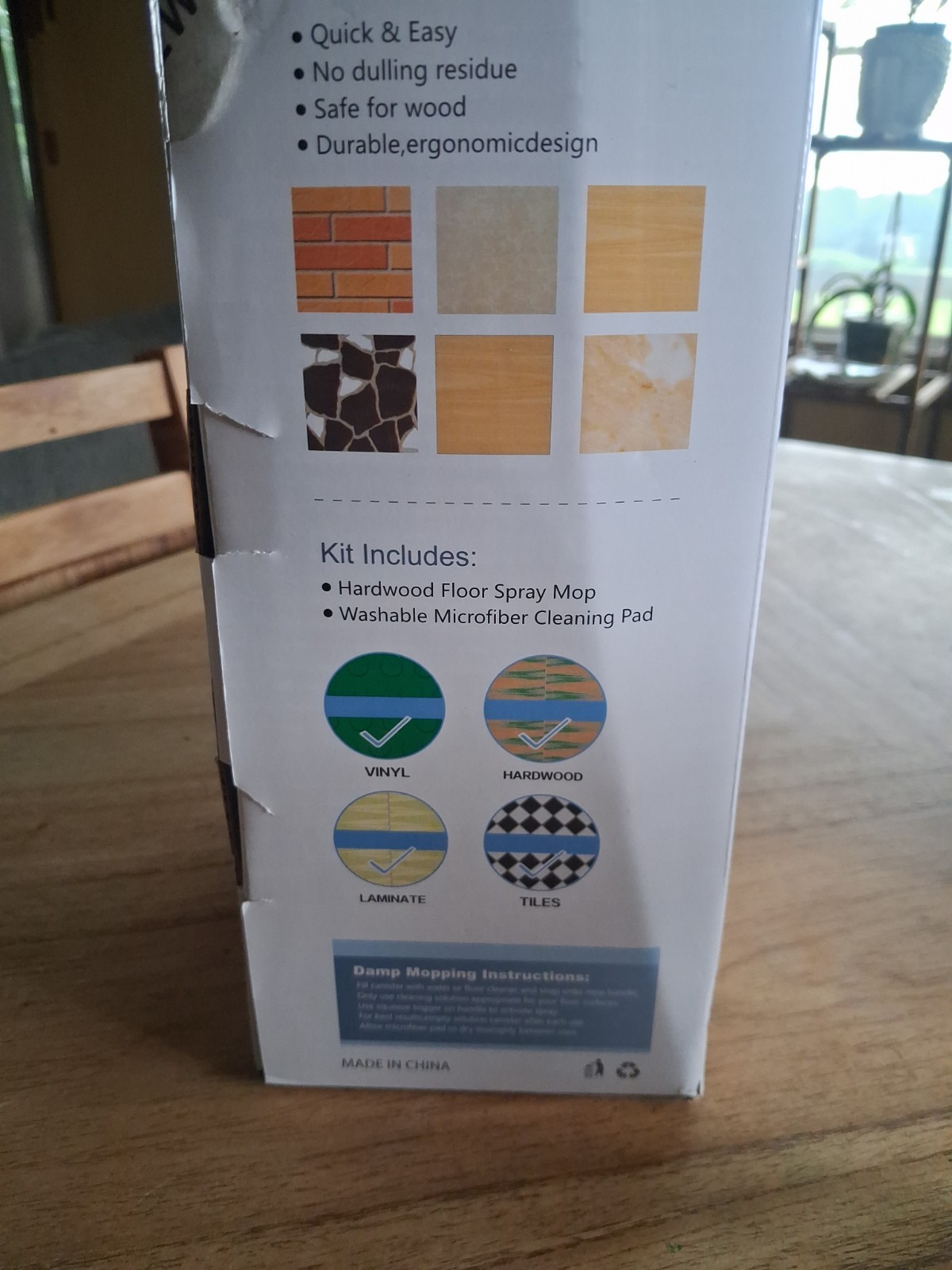 Micro fiber spray mop Wet/dry