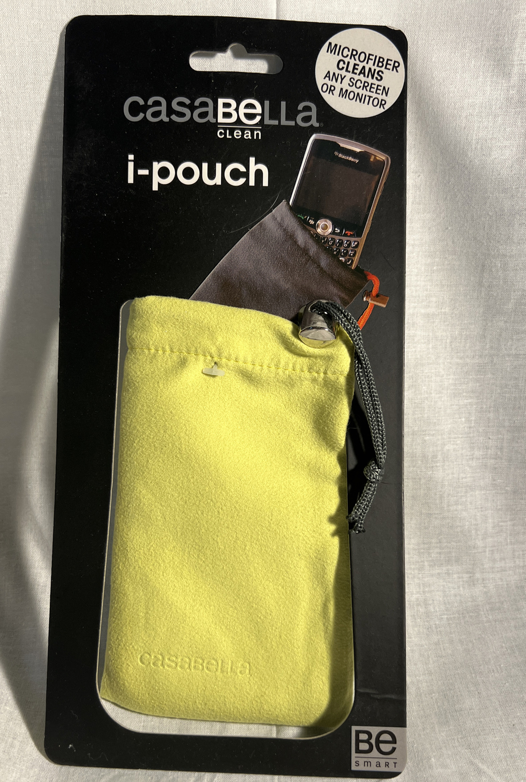 asabella I Pouch, 6.25″ x 3.75″, Lime/Grey Trim