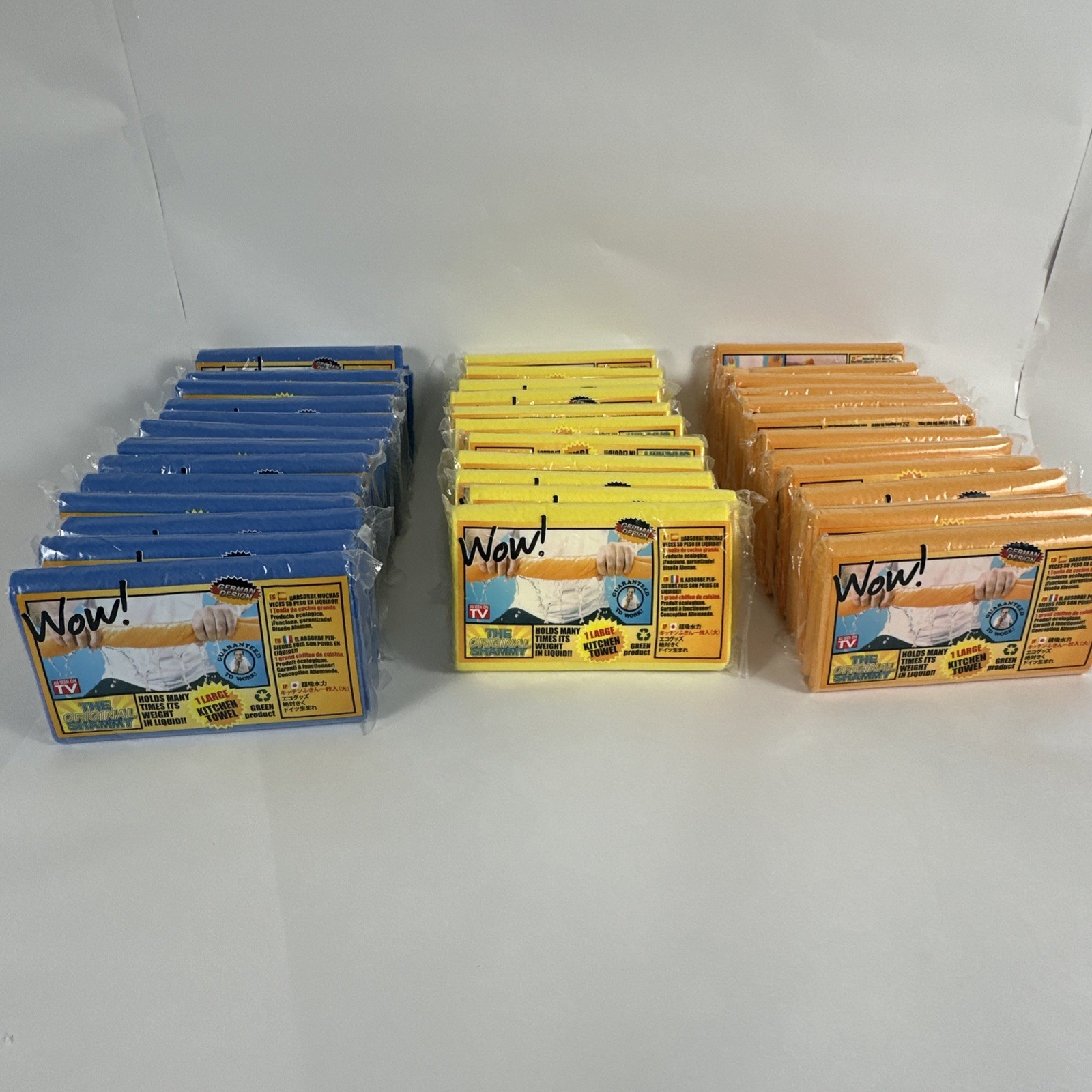 Bundle of 36 Pc The Original Shammy Multi Purpose 9.85”x13.75” Reusable Washable