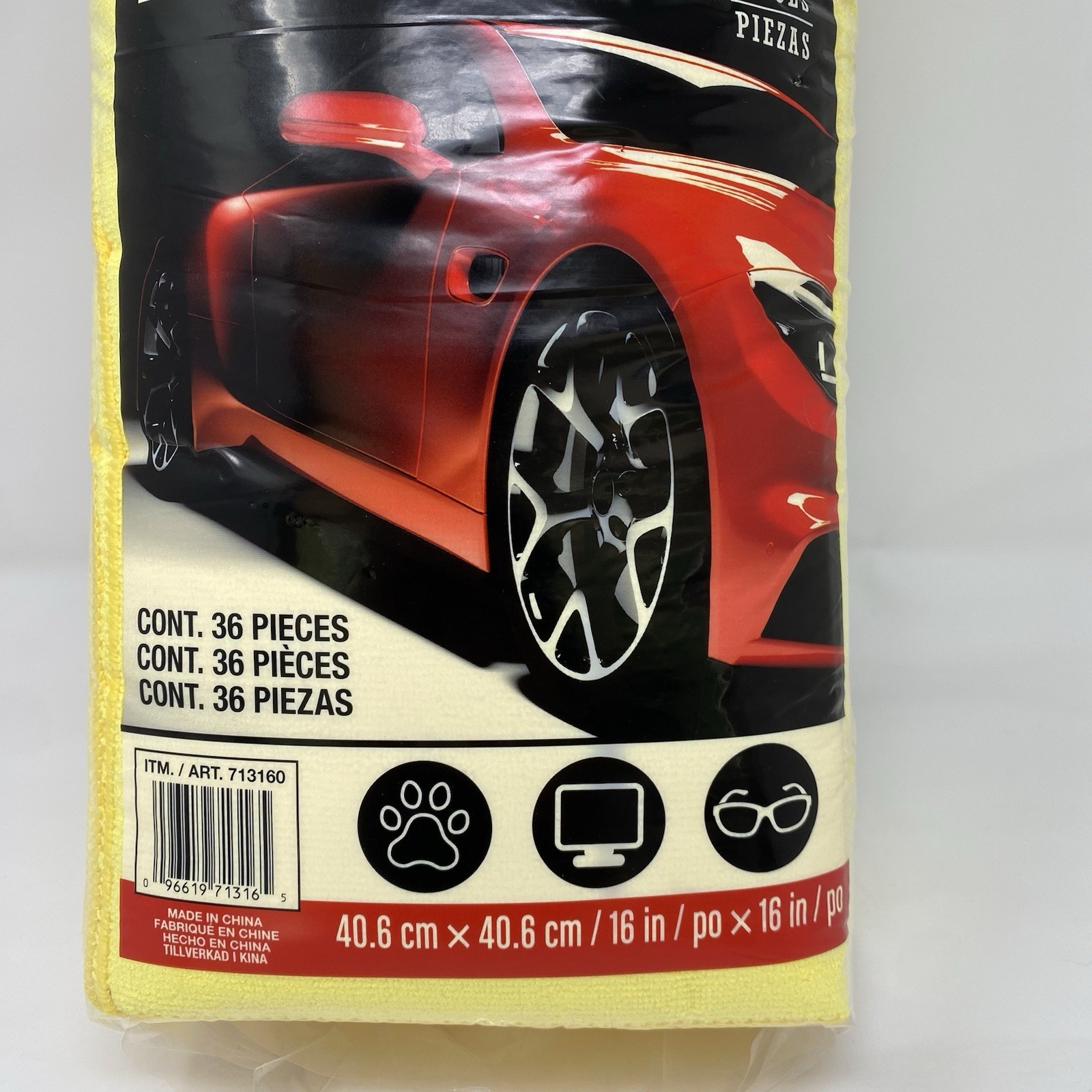 Kirkland Signature Ultra Microfiber Towels Auto Home, 16in x 16in, 36-count 🚗✨