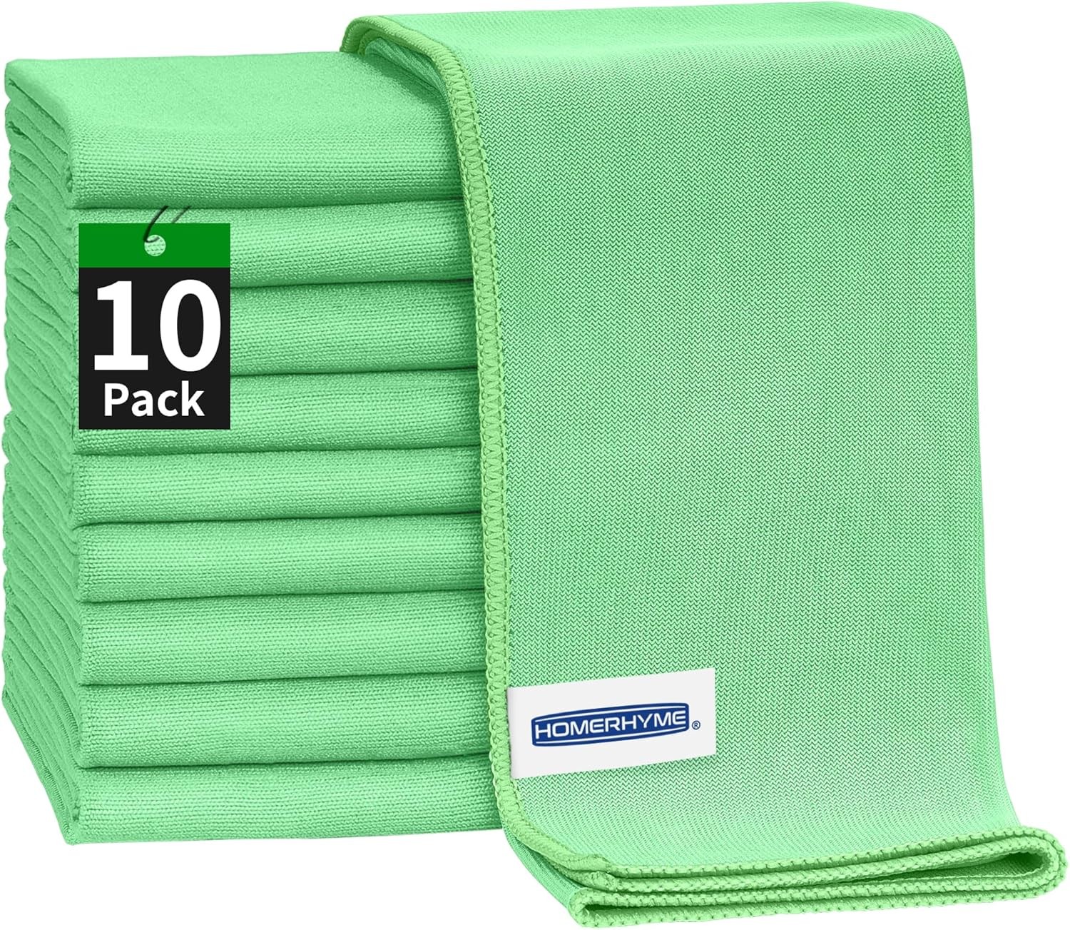 Microfiber Glass Cleaning Cloth 12 Pack Window Glass Cleaning Rags Reusable