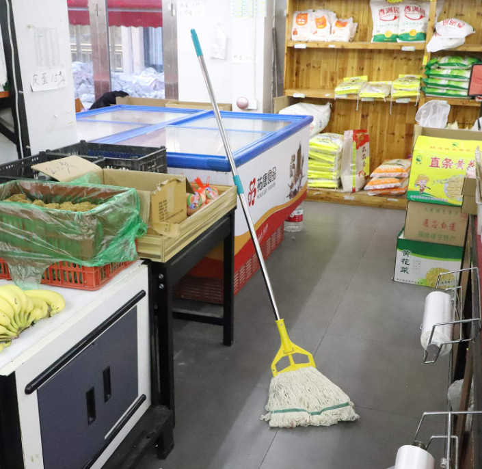 Mopa Industrial Húmeda de Hilos con Mango Acero 67″ Pack 2 Uso Comercial, Nuevo