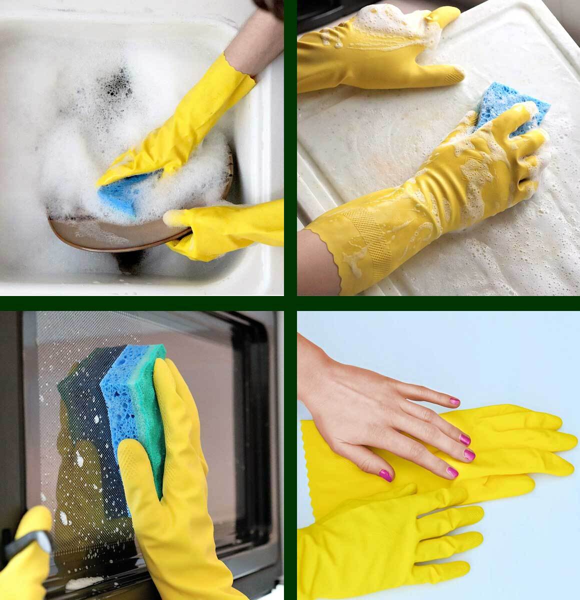 Playtex Hand Saver Rubber Gloves Size Small Colors Vary – 1 Ct – Pack of 6