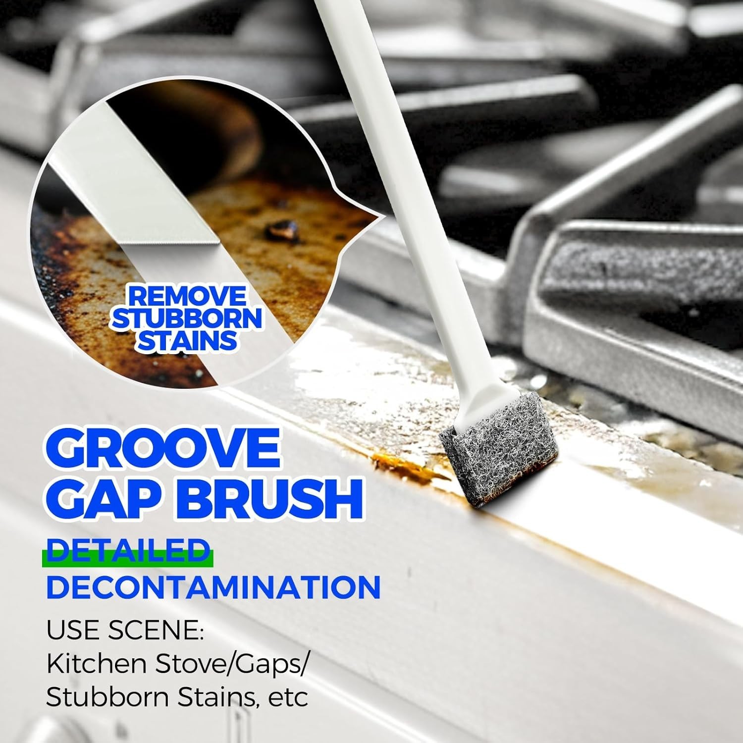 Cleaning Brush Set for Household Use, Scrub Brush, Kitchen Brush, Tile Lines …