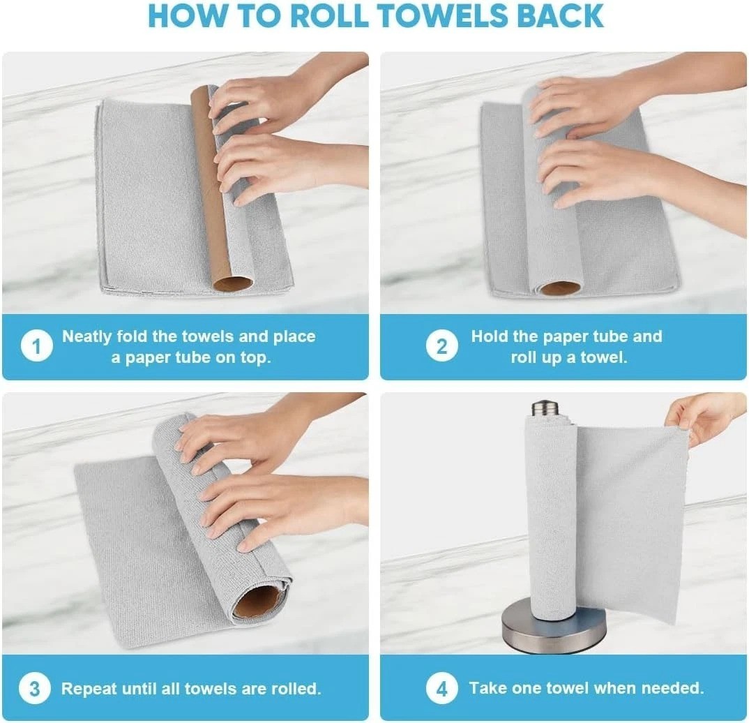Soft Lint-Free Microfiber Towels (330 Sheets) for Cars & Household Cleaning