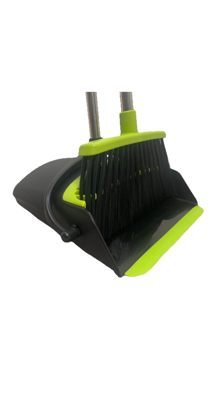 awnii Broom and Dustpan Combo Set, Adjustable Handle , for Home Offices Hotels
