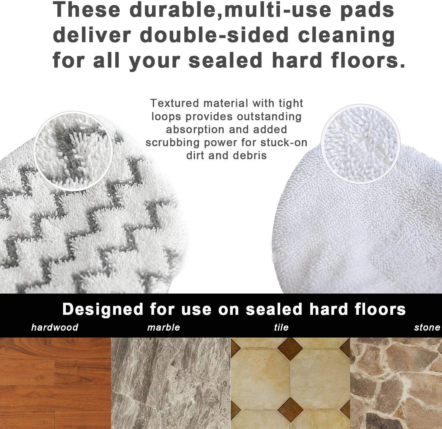 Steam Mop Pads for Bissell Powerfresh Steam Mop 1940 1806 1544 1440 2075A 2685A