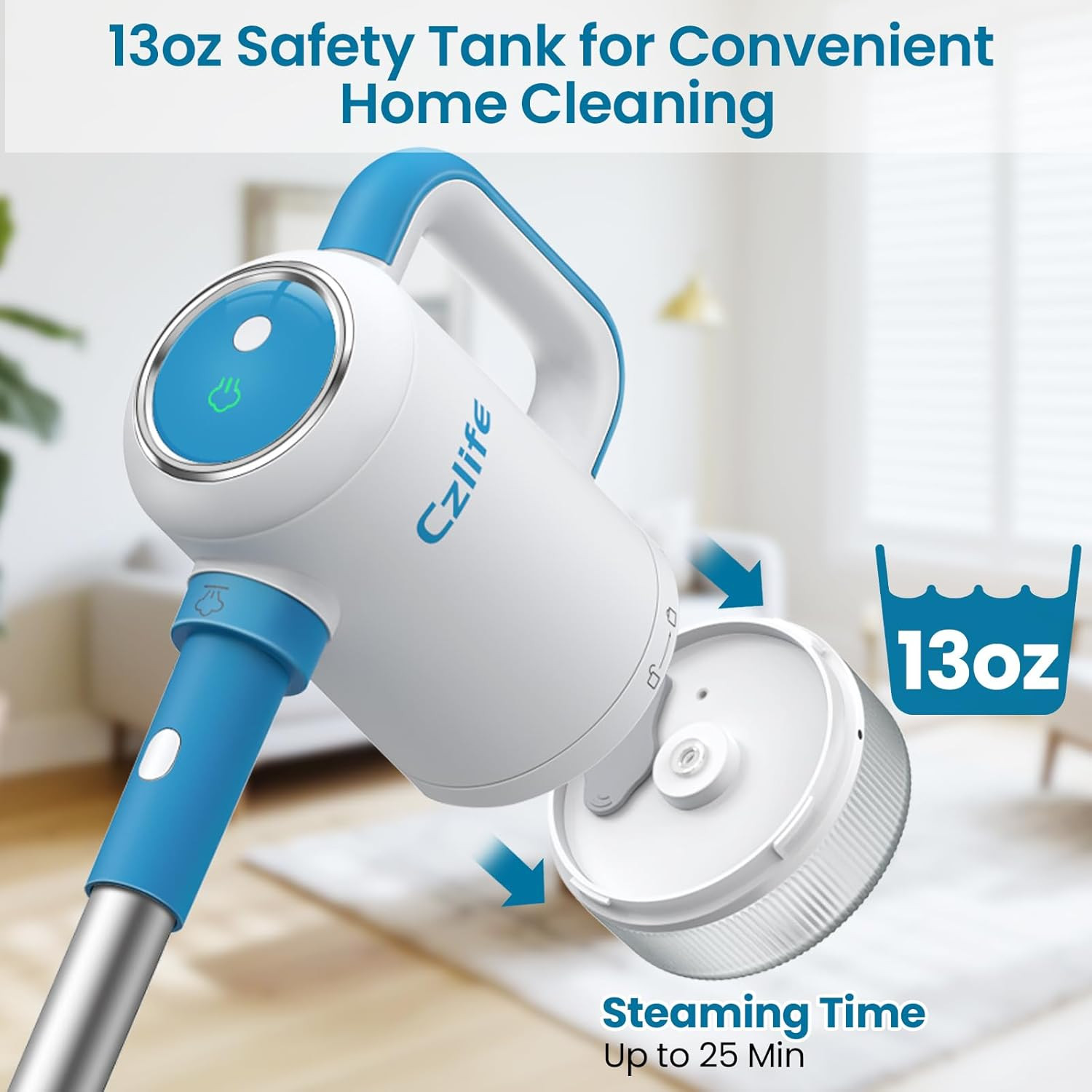 13-In-1 Steam Mop, Handheld Steam Cleaner for Home and Floor Cleaning, Floor Ste