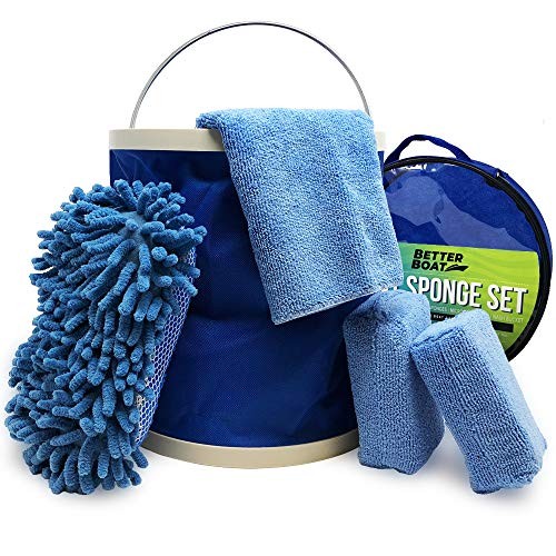 Boat Cleaner and Car Wash Sponges, Non-Scratch Microfiber Sponge and Wash