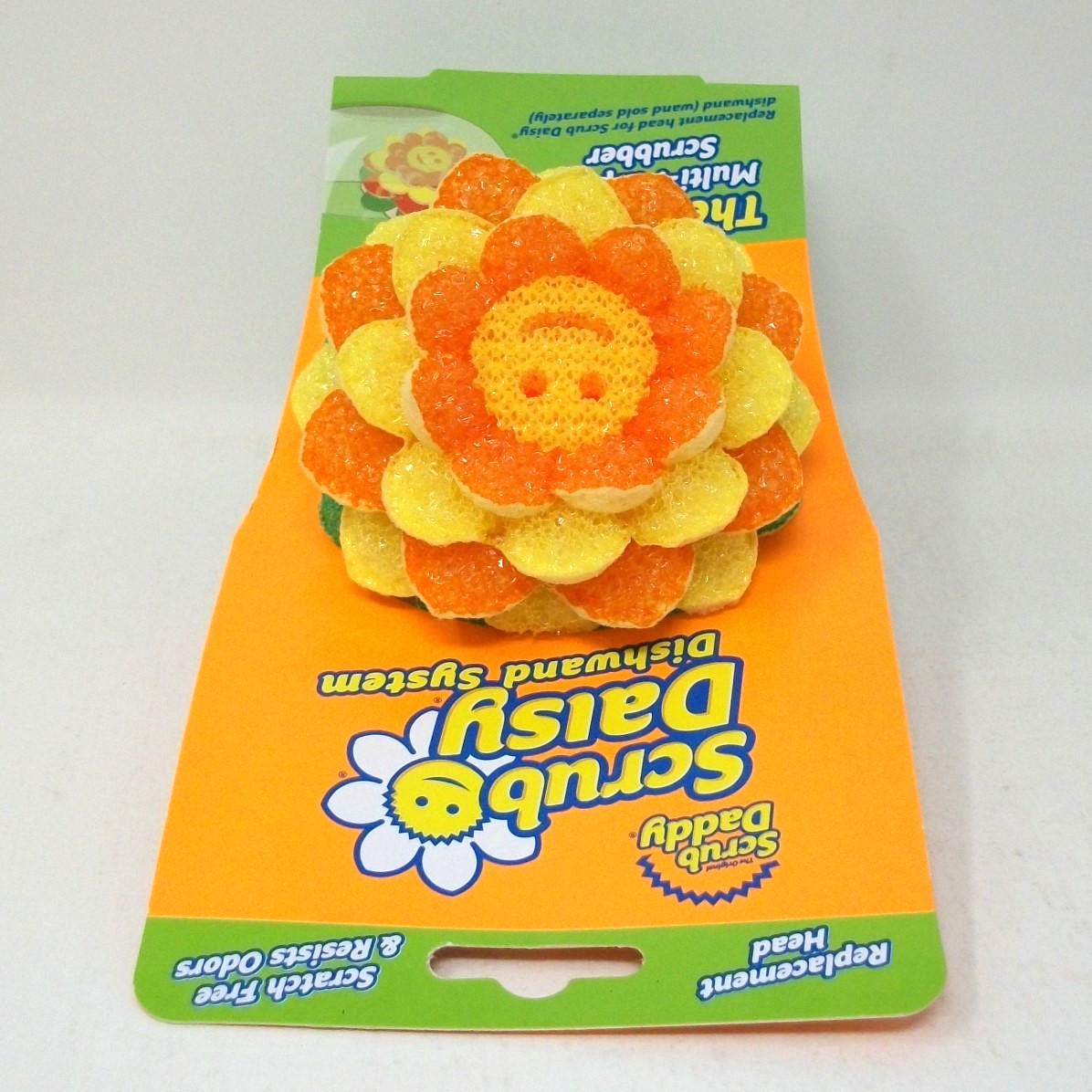 One Scrub Daddy Scrub Daisy THE DAISY Dishwand System Scrubber Replacement Head