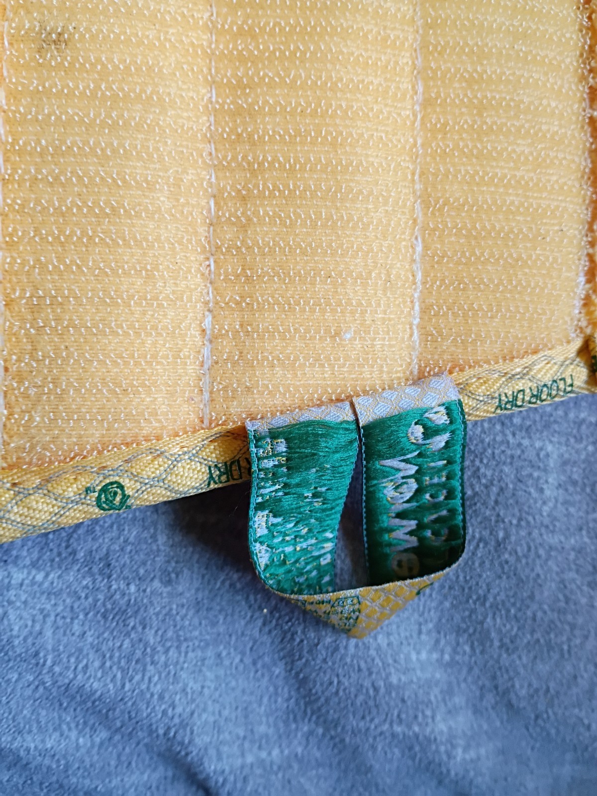 Norwex Dry Superior Mop Pad LARGE Yellow