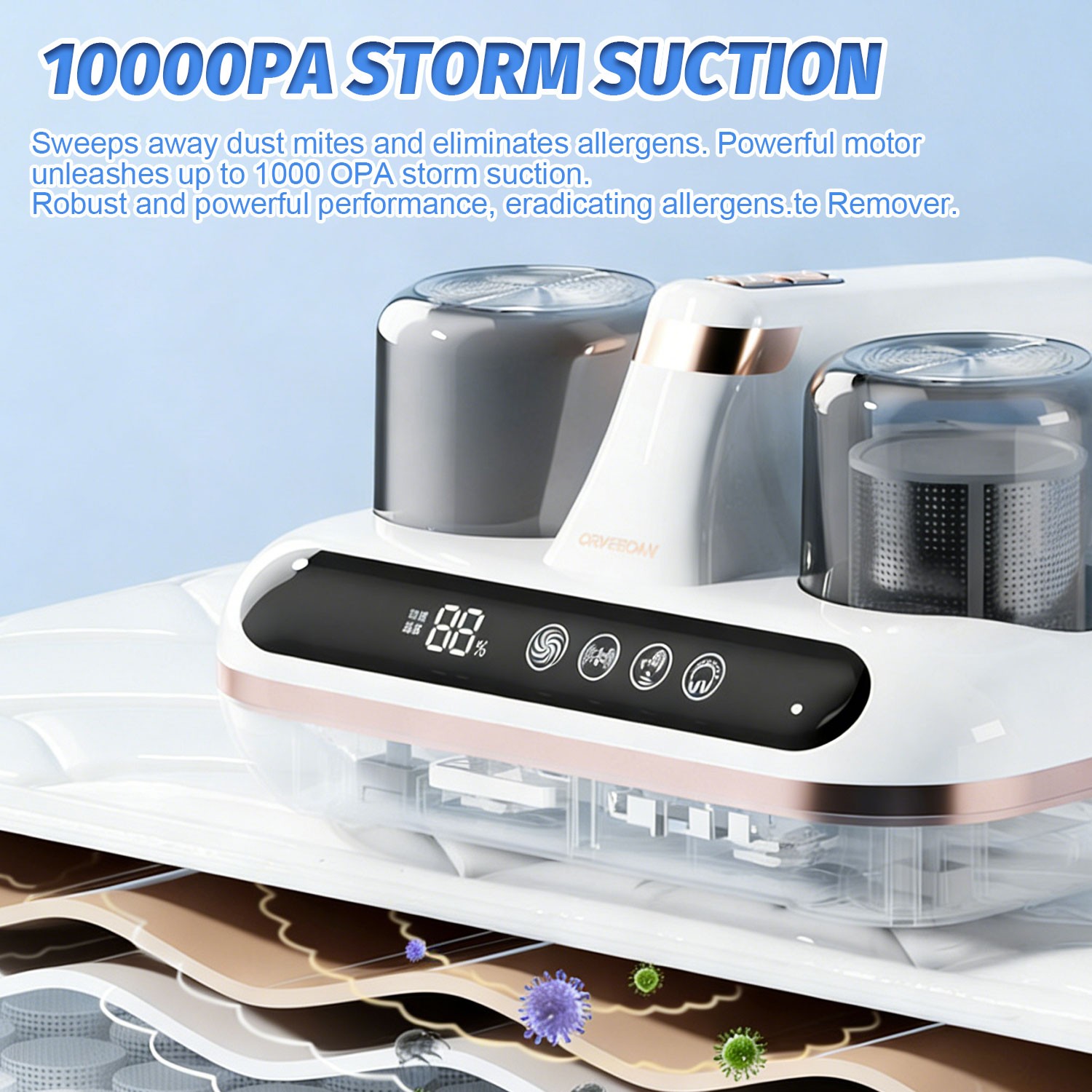 UV Mattress Vacuum Cleaner Handheld Bed Sofa Carpet Vacuum Cleaner