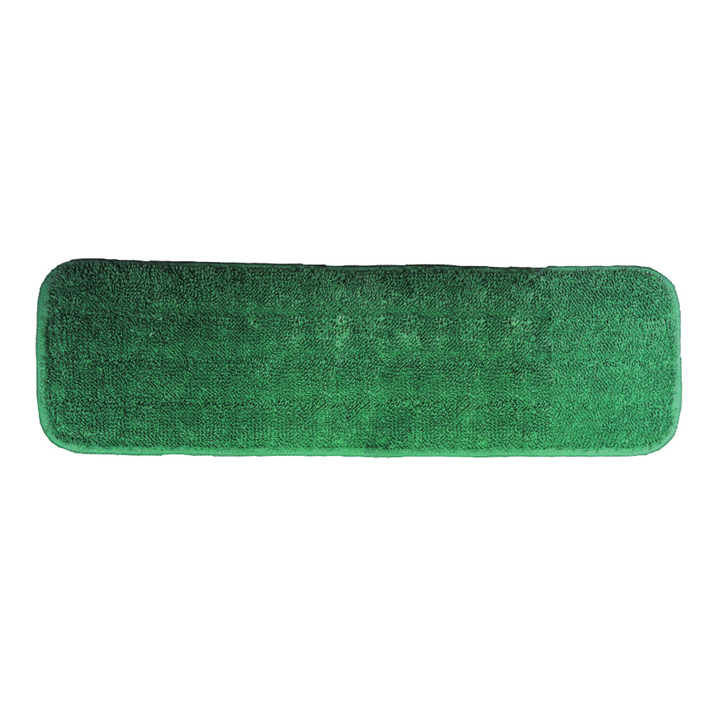 12 Pack of Microfiber Reusable Wet Mop Pads – Color Options – 18 inch Mop Pads
