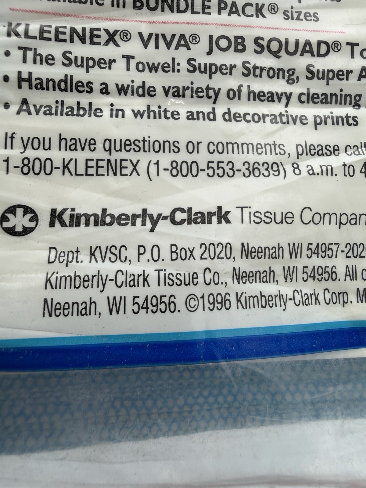 Kleenex VIVA Reusable Scrub Cloths 6 Pack Sealed 1996 NOS