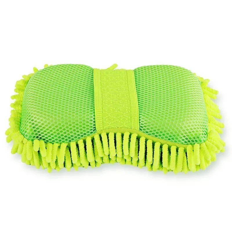 Microfiber Car Washer Sponge Cleaning Car Care Detailing Brushes Washing Towel
