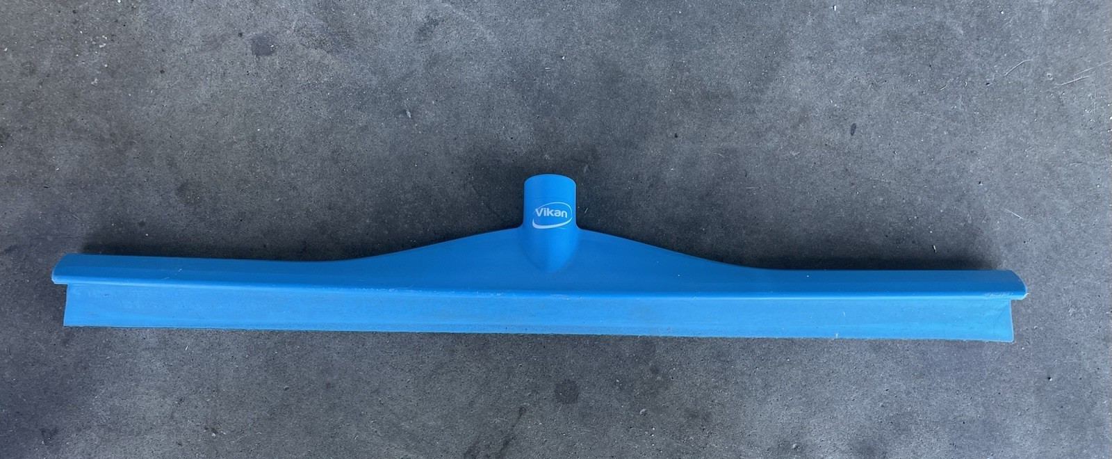 Vikan Blue Cleaning Tool Set w/ Handle: Broom Heads, Dustpan, Squeegee, Brush