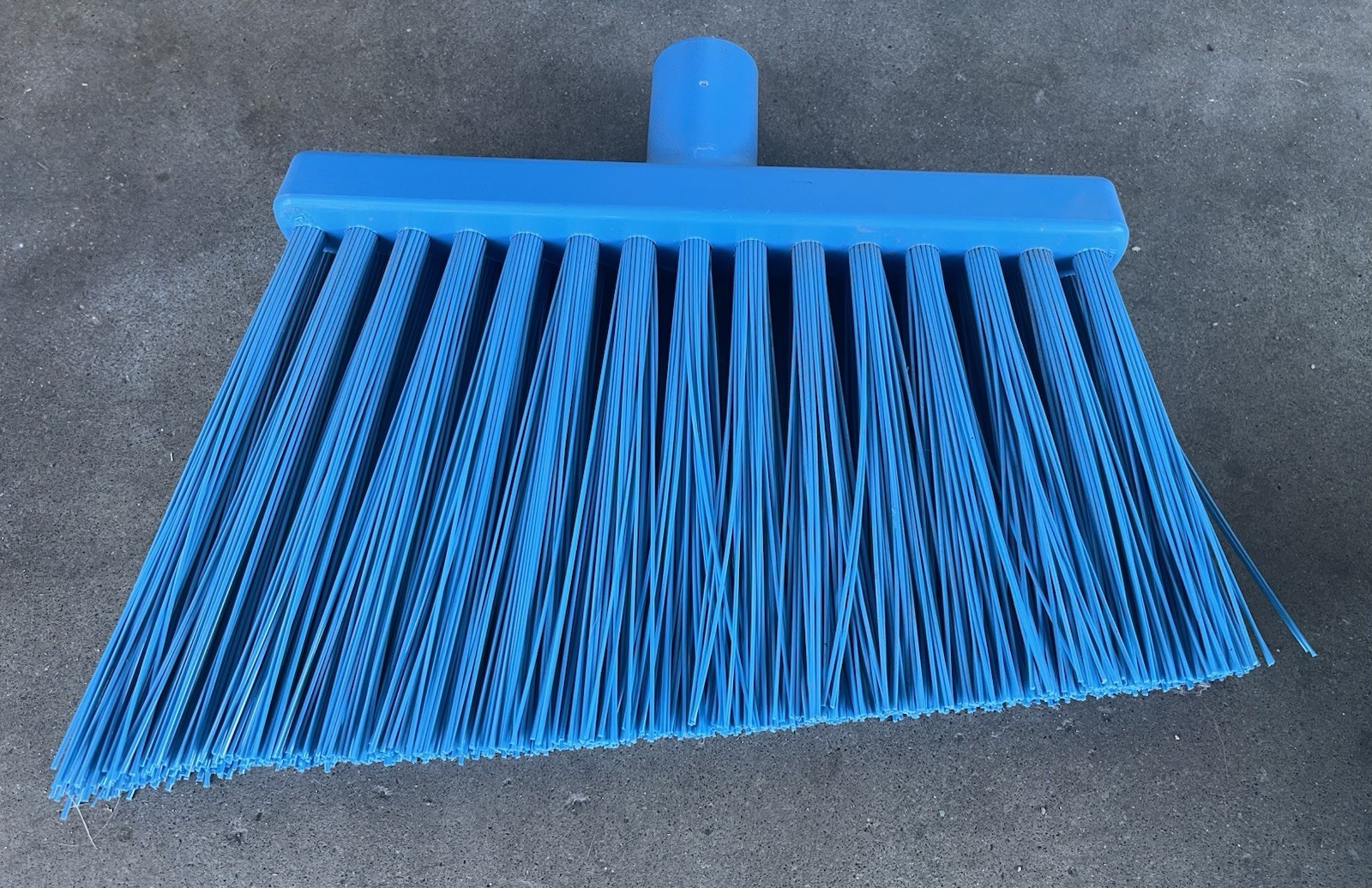 Vikan Blue Cleaning Tool Set w/ Handle: Broom Heads, Dustpan, Squeegee, Brush