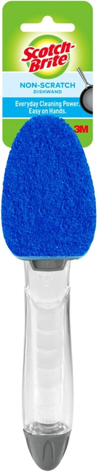 Scotch-brite Non-scratch Dishwand, Scrubber for Cleaning Kitchen, Bathroom, 1 Ct