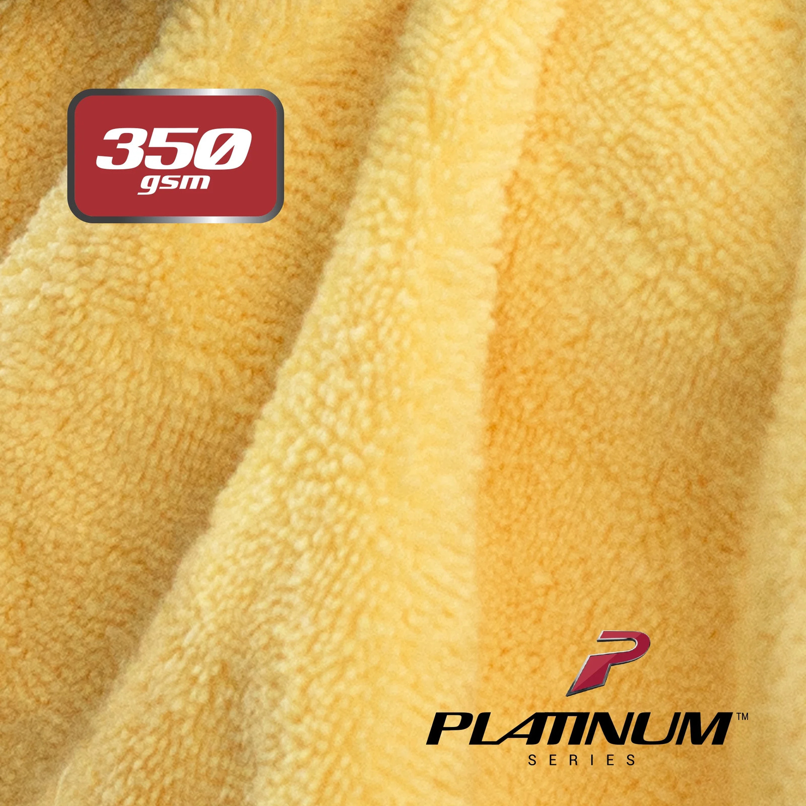 Series Heavy Duty Multi-Purpose Microfiber Detailing Towels, 40 Pack, Yellow