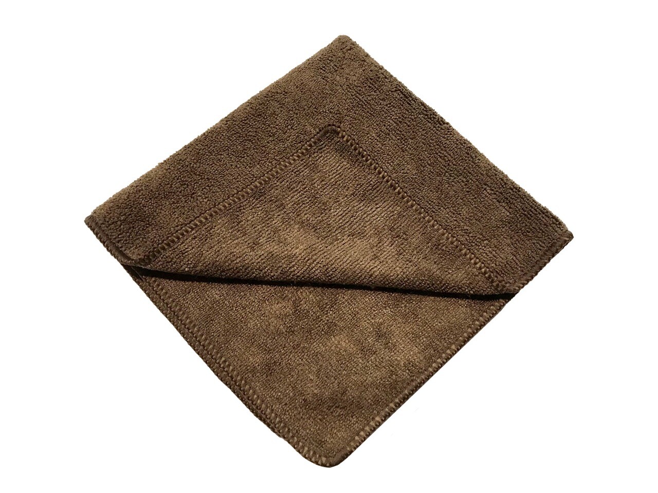240 Microfiber Dark Brown 12″x12″ Cleaning Detailing Cloth Towel Auto Car 300GSM