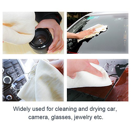 Chamois Cleaning Cloth Natural Chamois Drying Cloth Car Drying Towel Real