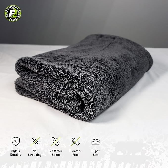 Mega Car Drying Towel – Holds Up to 9 lbs, No Streaks, Scratches, or Pack of 1