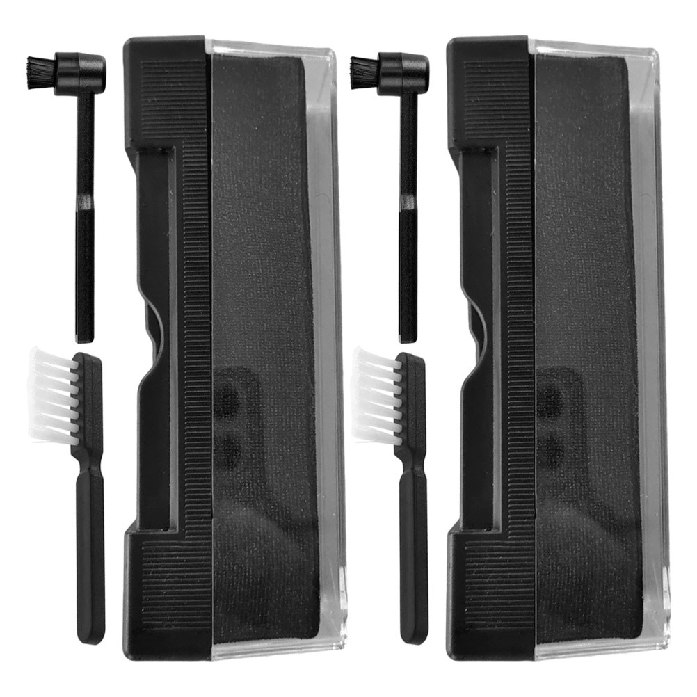 2 Sets Vinyl Record Player Cleaning Kit Brushes Needle Anti-static Dust